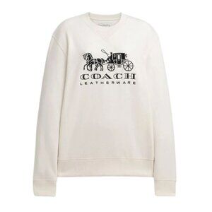 Coach Horse and Carriage Crewneck Sweatshirt Cotton Size Medium